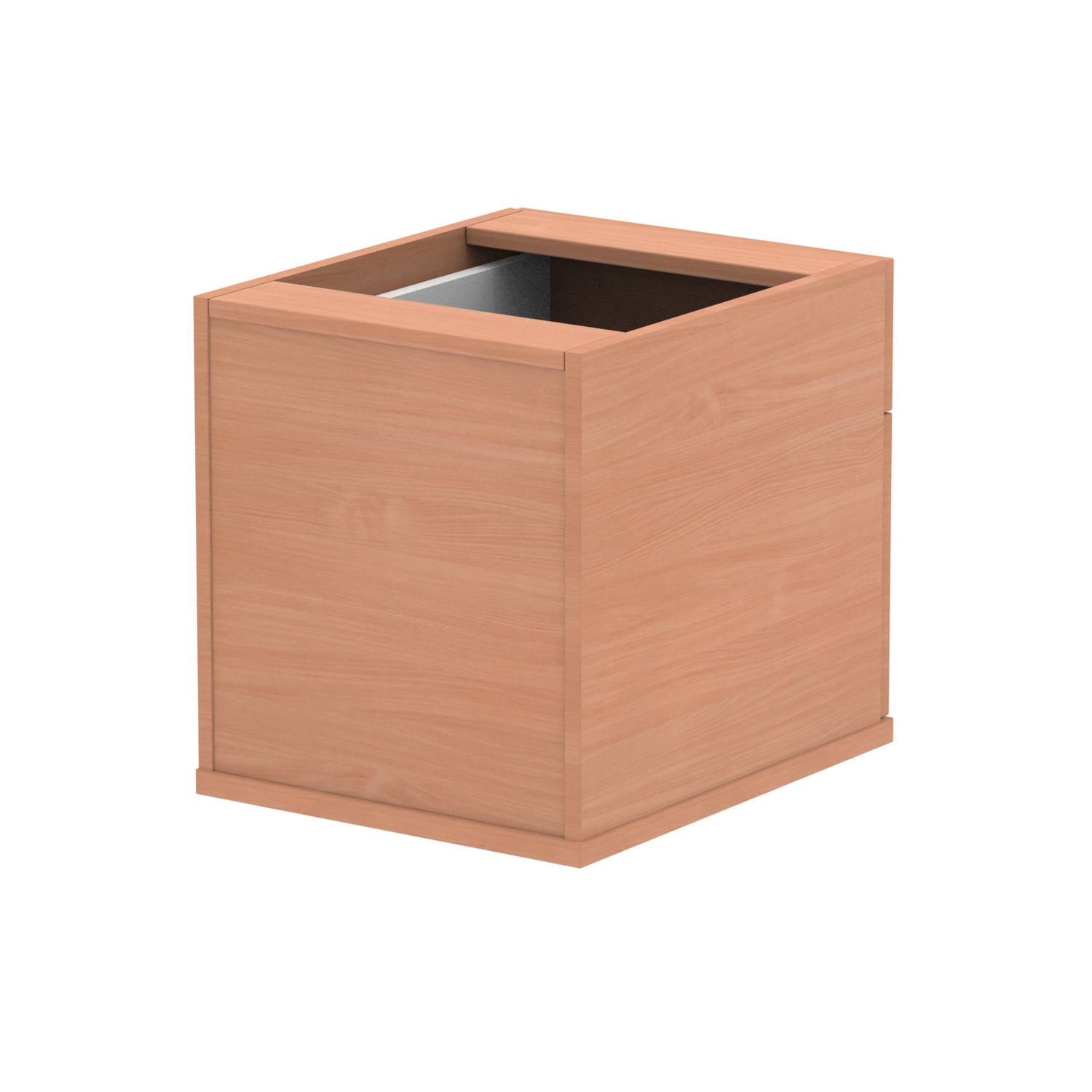 Impulse 2 Drawer Fixed Pedestal Beech