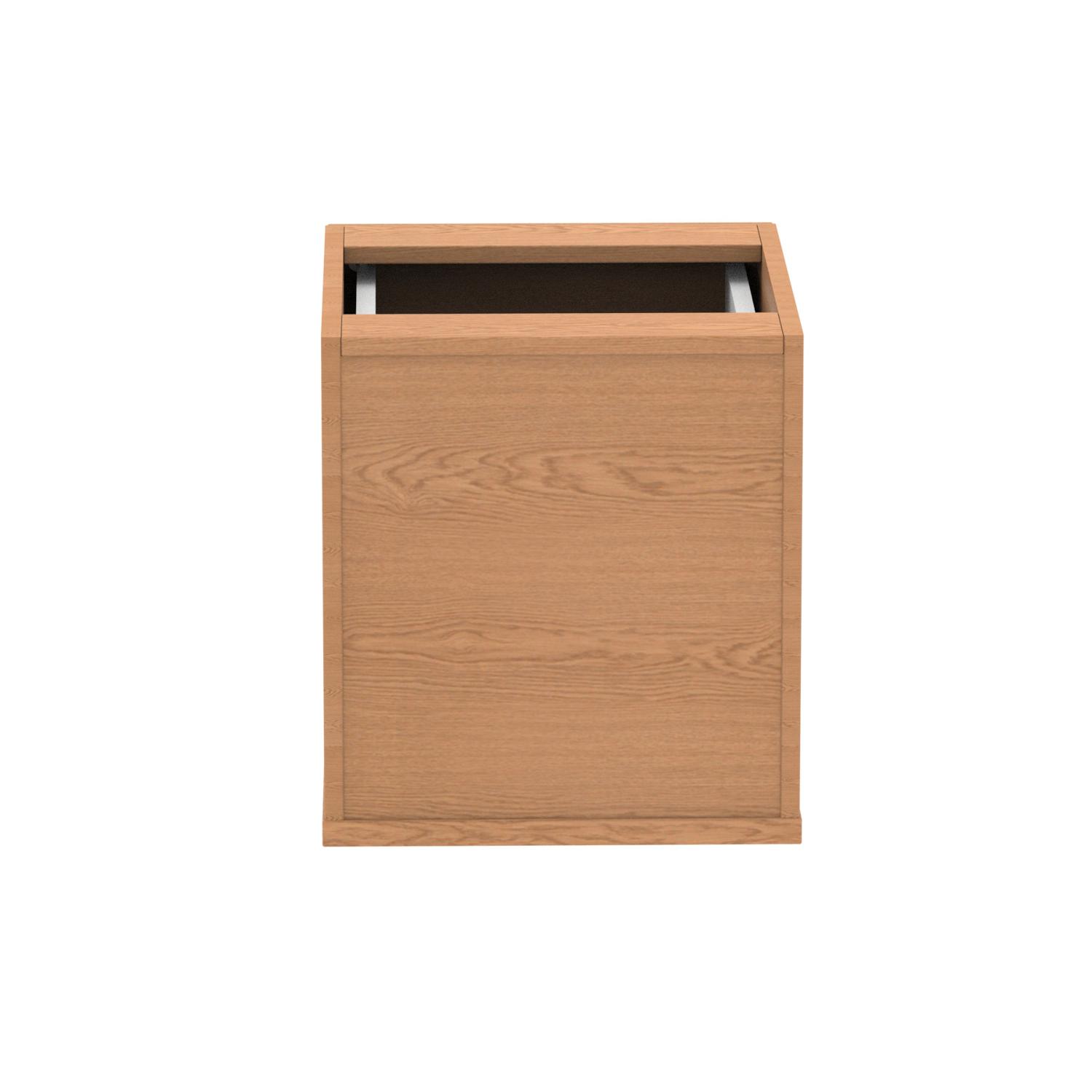Impulse 3 Drawer Fixed Pedestal Oak