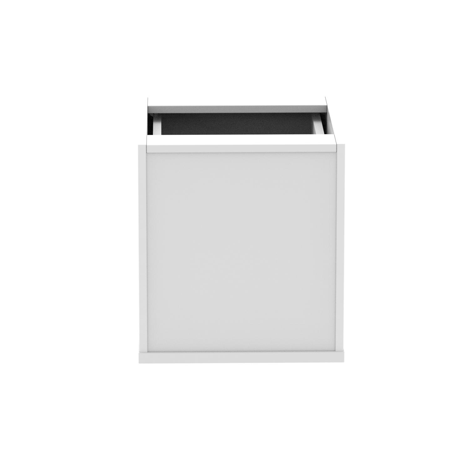 Impulse 3 Drawer Fixed Pedestal White