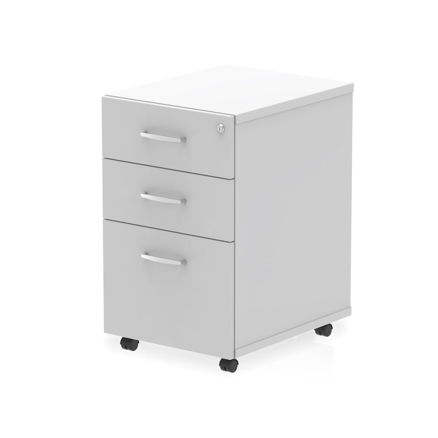 Impulse Under Desk Pedestal (White)
