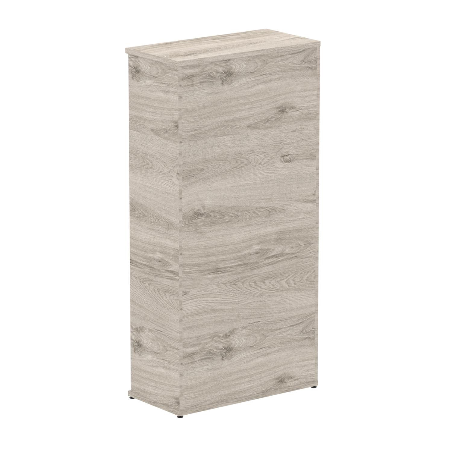 Impulse 1600mm Bookcase Grey Oak