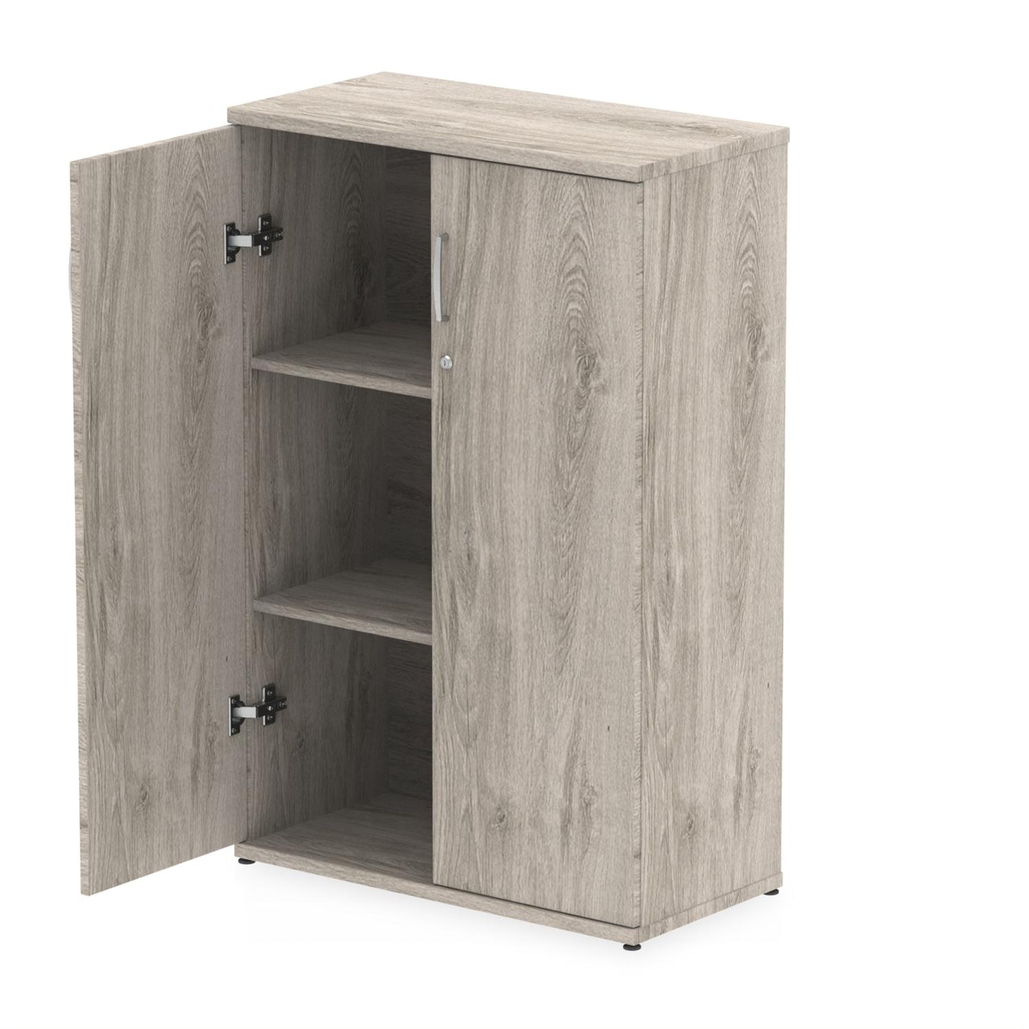 Impulse 1200mm Cupboard Grey Oak Impulse 1200mm Cupboard Grey Oak