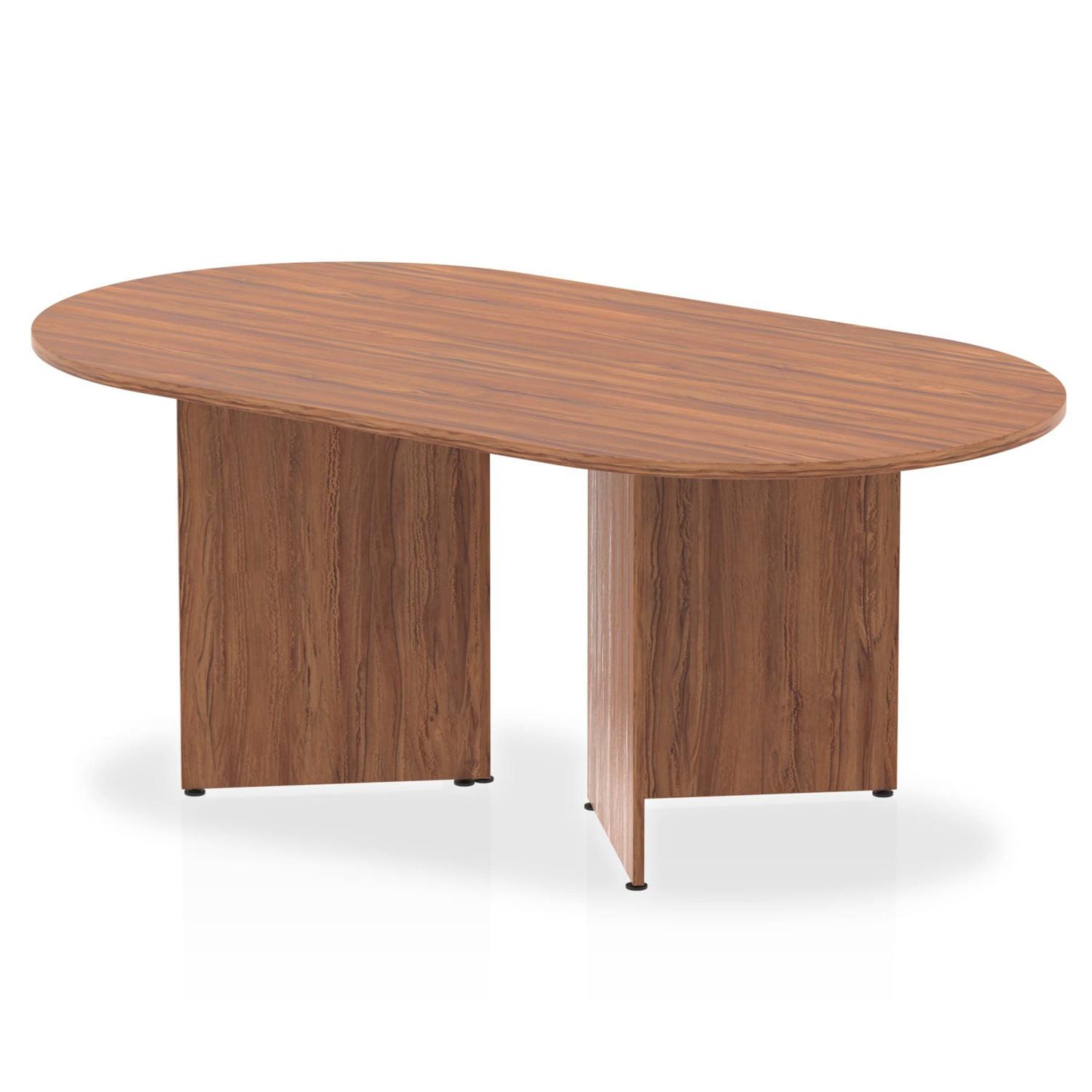 Impulse 1800mm Boardroom Table Walnut Top Arrowhead Leg Impulse 1800mm Boardroom Table Walnut Top Arrowhead Leg