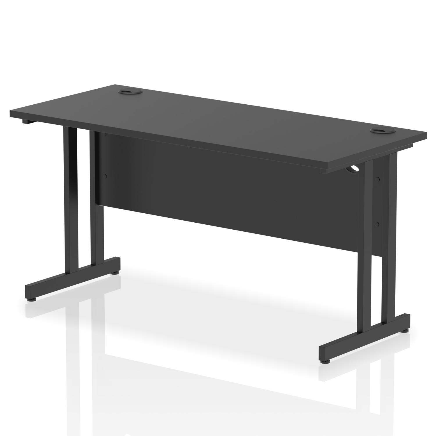 Impulse Slimline Desk Cantilever Leg (Black)