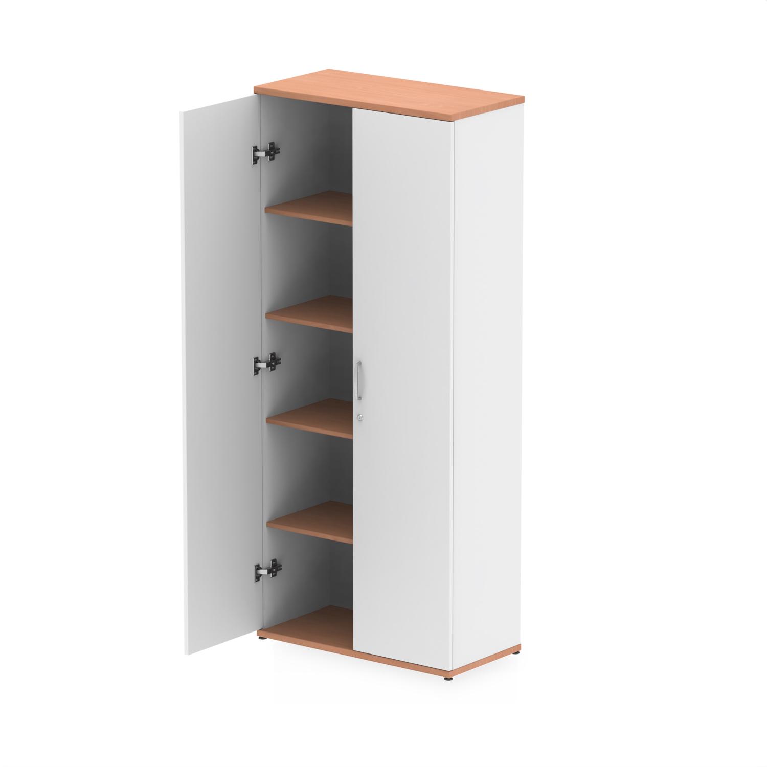 Impulse 2000mm Cupboard Beech and White