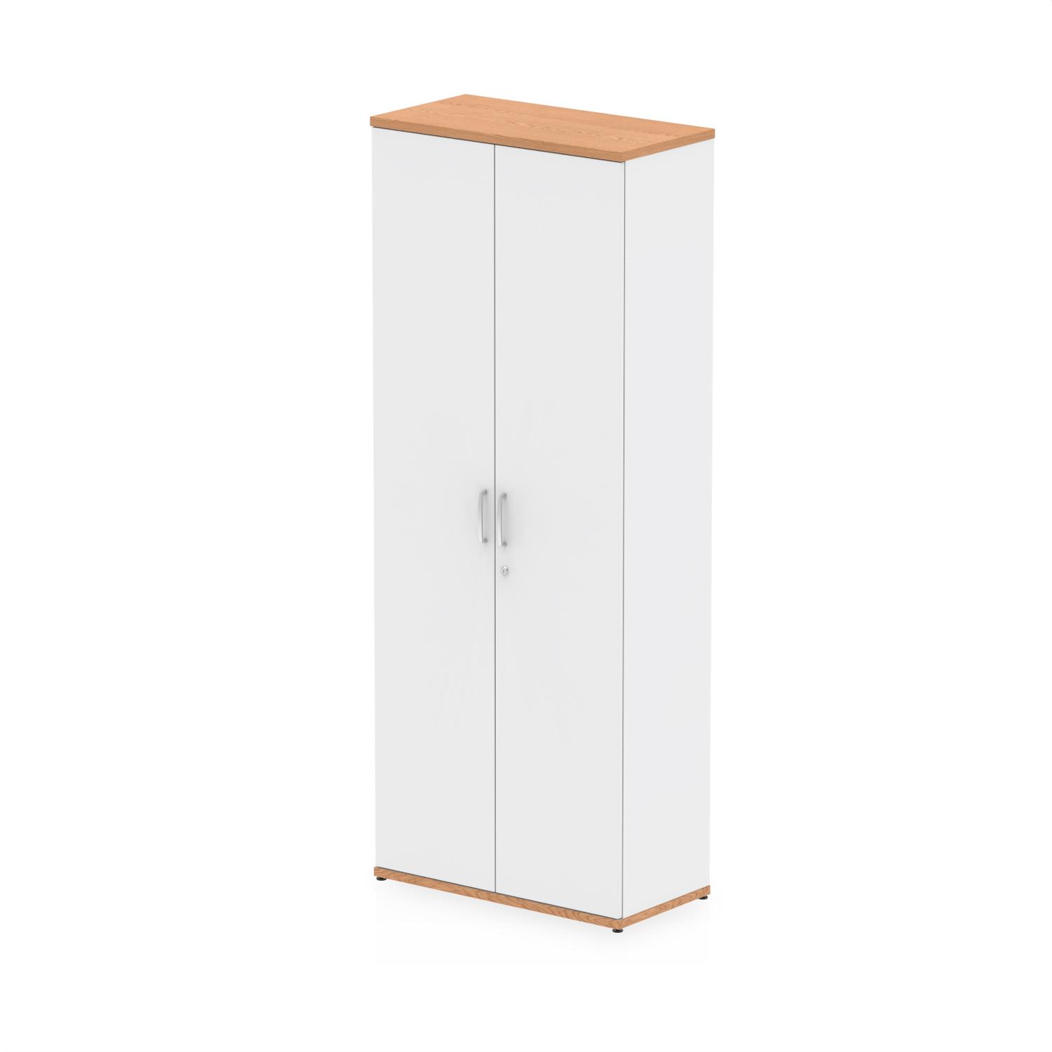 Impulse 2000mm Cupboard Oak and White