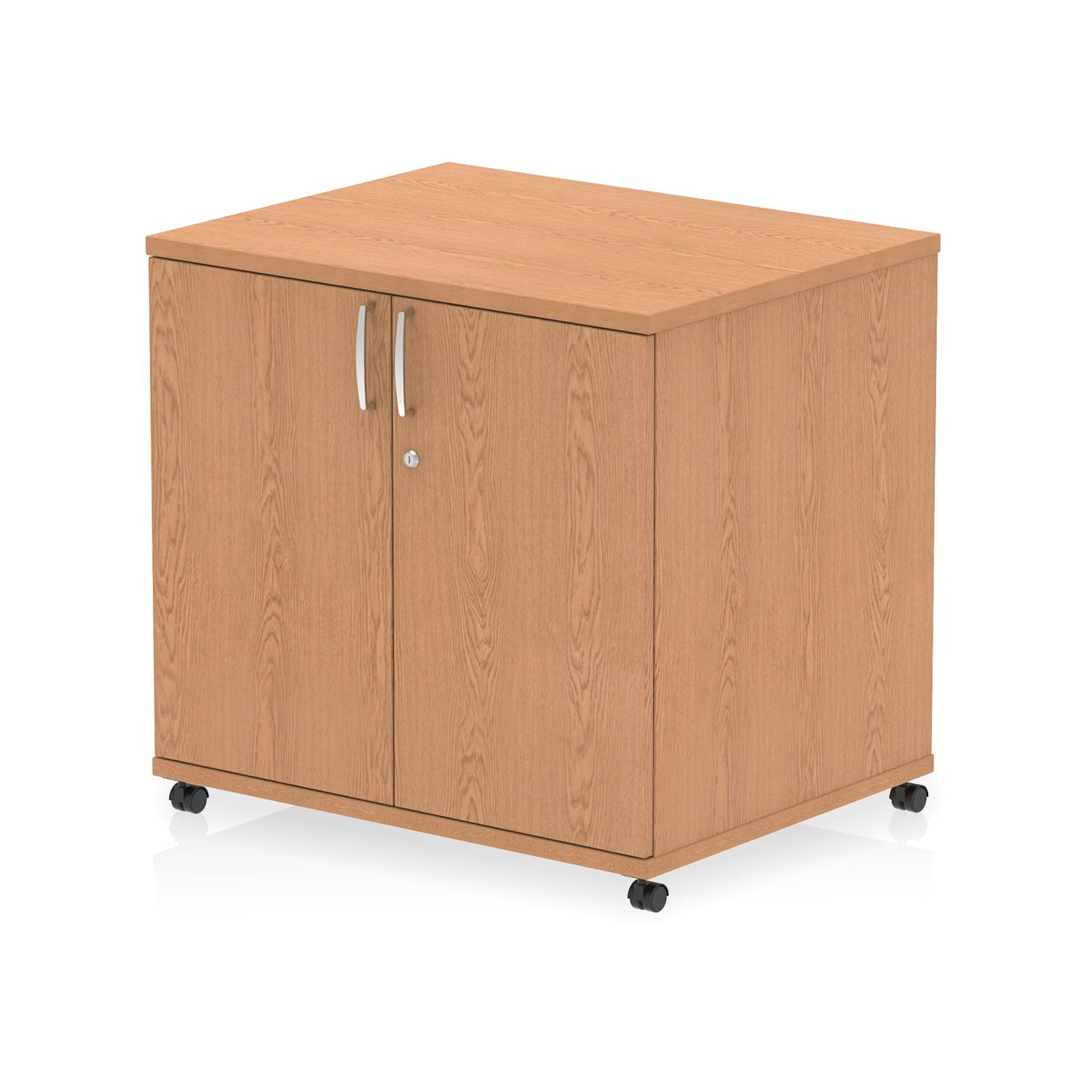 Impulse 600mm Deep Mobile Cupboard Oak