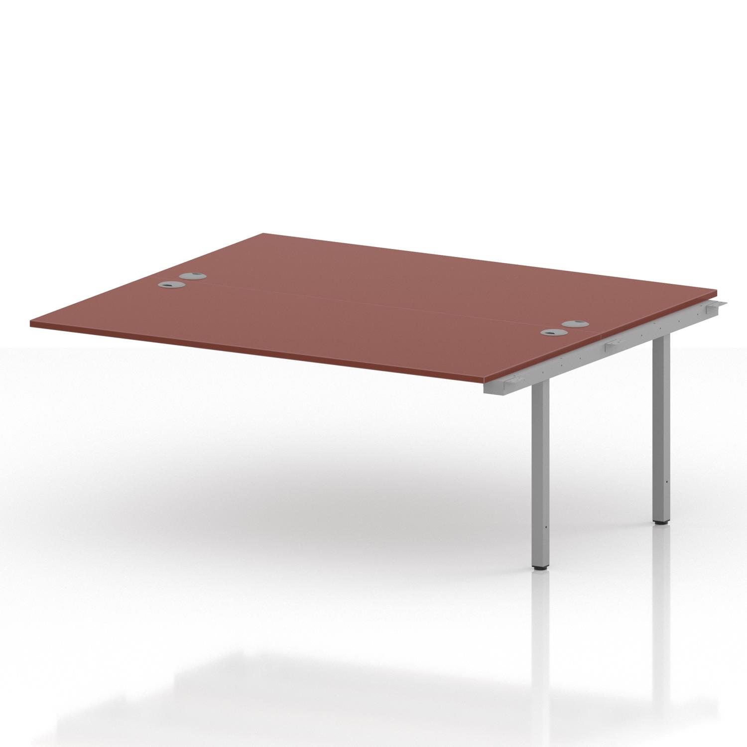 Impulse Bench B2B Ext Kit 1800 Silver Frame Office Bench Desk Brick Red Impulse Bench B2B Ext Kit 1800 Silver Frame Office Bench Desk Brick Red