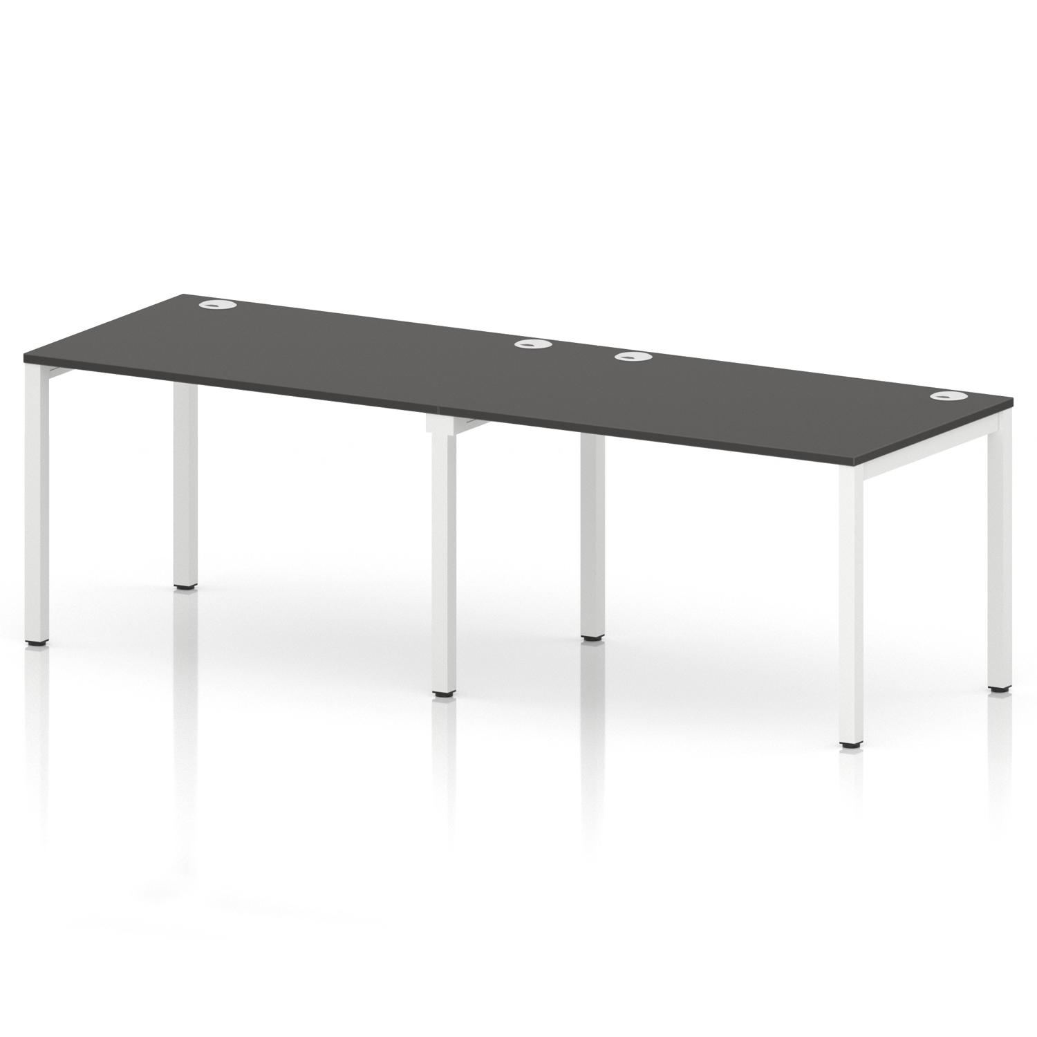 Impulse Bench Single Row 2 Person 1200 White Frame Office Bench Desk Carbon Grey Impulse Bench Single Row 2 Person 1200 White Frame Office Bench Desk Carbon Grey