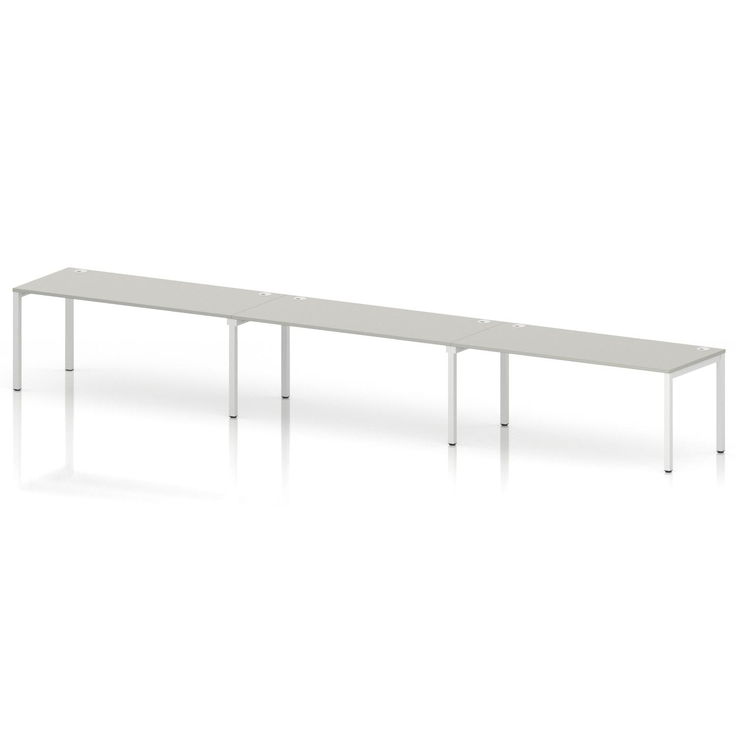 Impulse Bench Single Row 3 Person 1800 White Frame Office Bench Desk Dove Grey Impulse Bench Single Row 3 Person 1800 White Frame Office Bench Desk Dove Grey