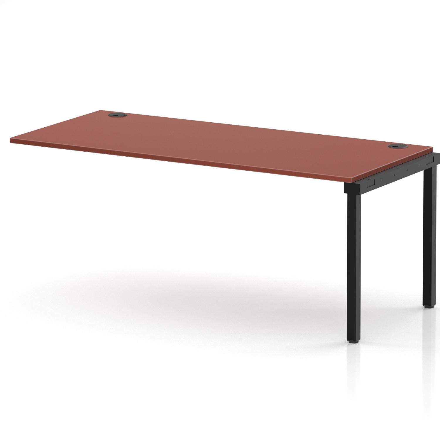Impulse Bench Single Row Ext Kit 1800 Black Frame Office Bench Desk Brick Red Impulse Bench Single Row Ext Kit 1800 Black Frame Office Bench Desk Brick Red