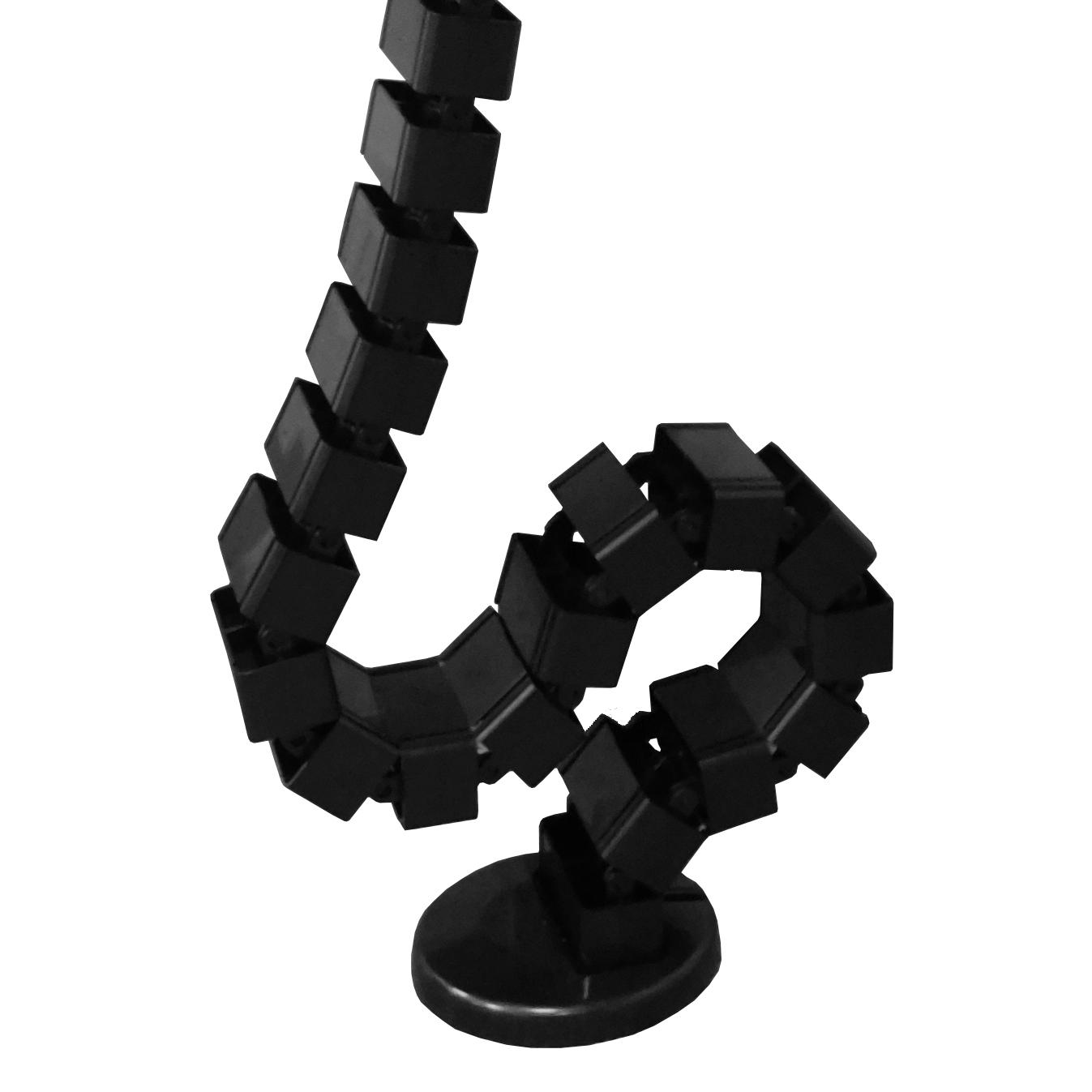 Impulse Cable Spine Black For Height Adjustable Desk