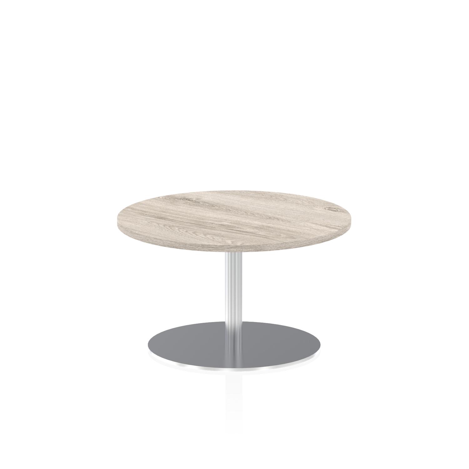 Italia Round Coffee Table (Grey Oak)