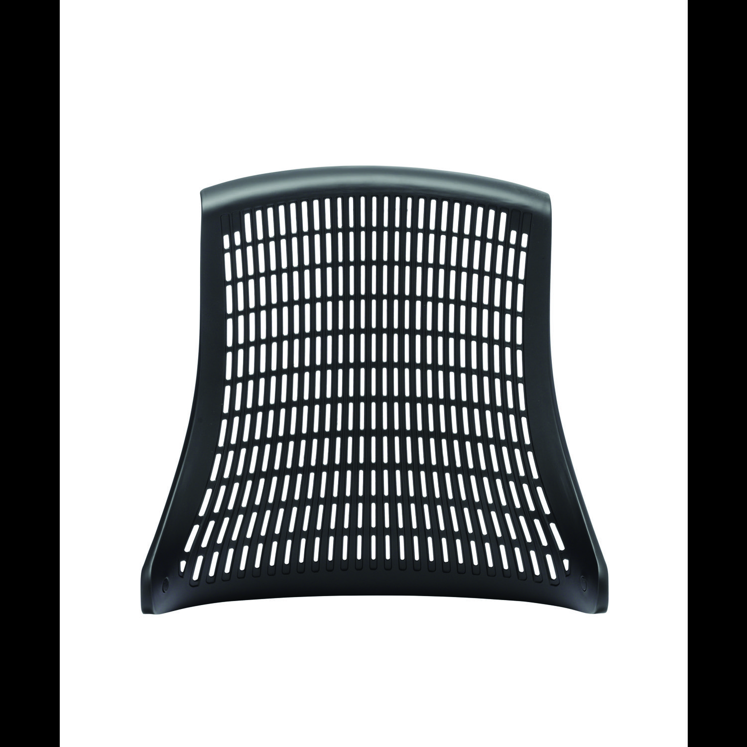 Flex Task Operator Chair White Frame Black Fabric Seat With Headrest Black Back
