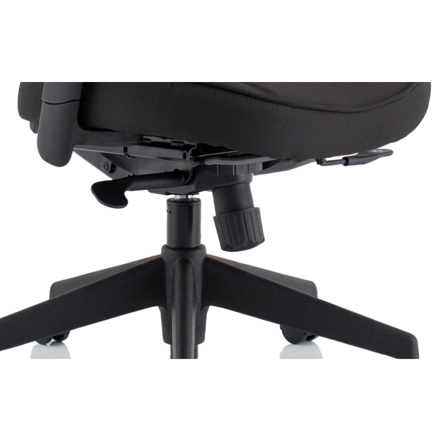 Denver Black Mesh Chair With Headrest
