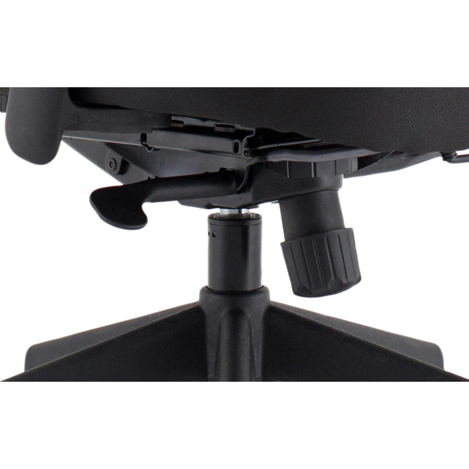 Denver Black Mesh Chair With Headrest