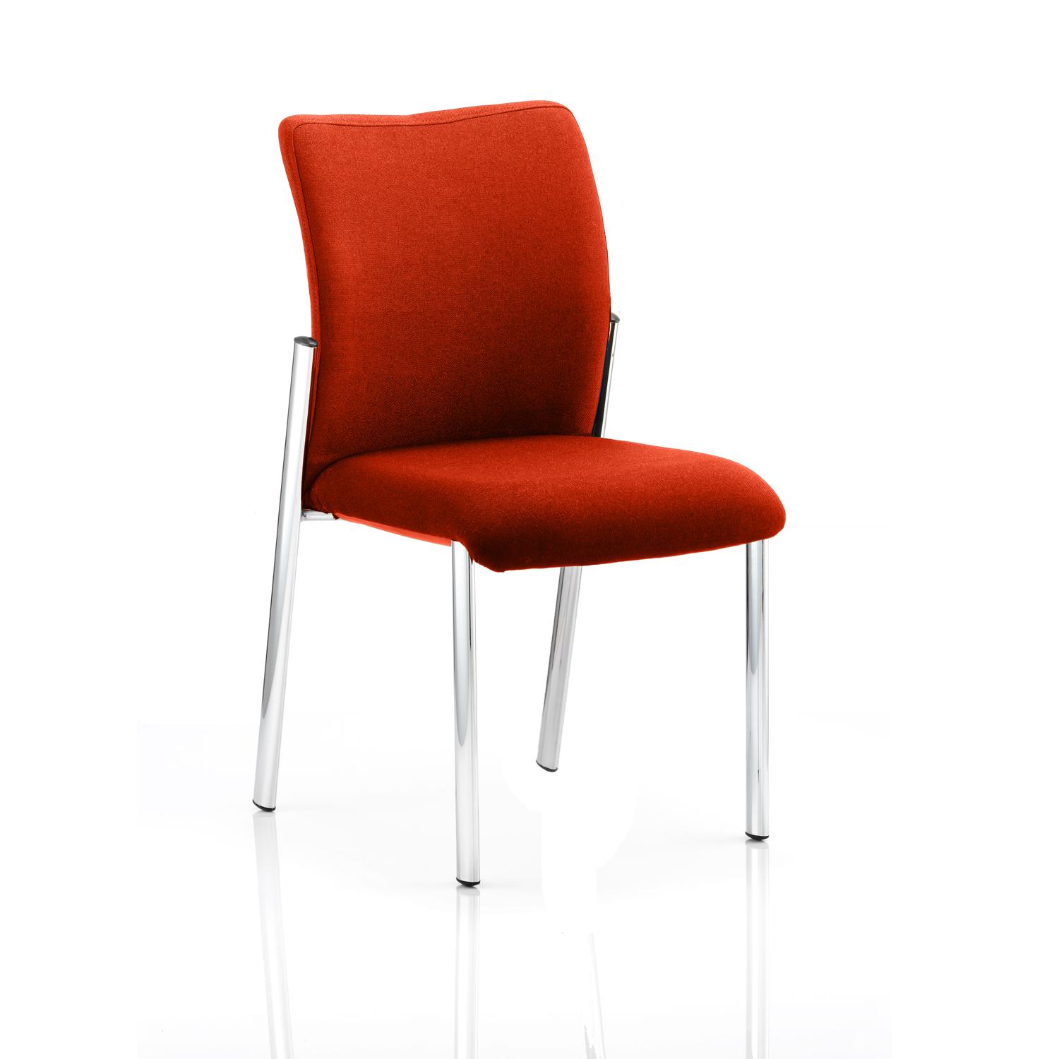Academy Visitor Without Arms Bespoke Colour Back And Seat Tabasco Orange
