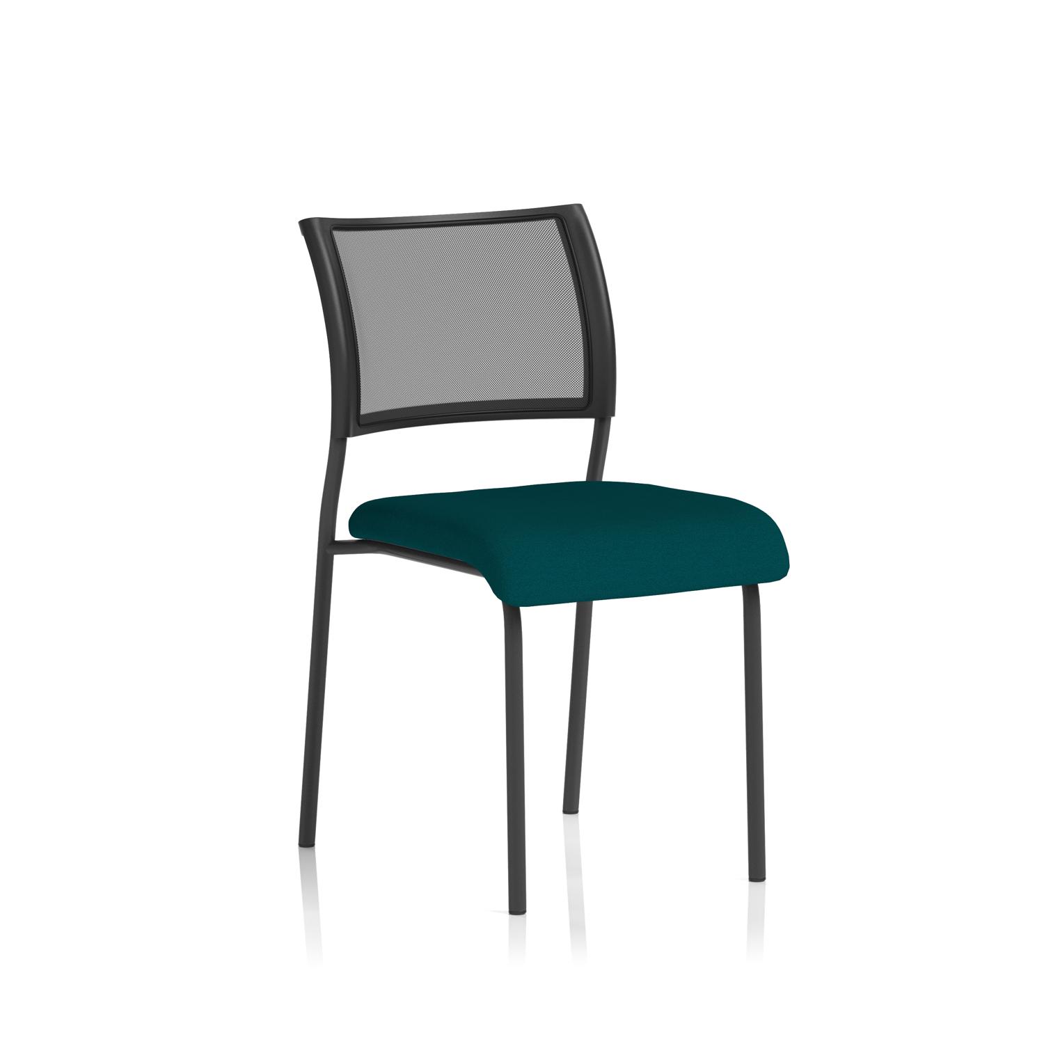 Brunswick Black Frame Without Arms Bespoke Colour Seat Maringa Teal