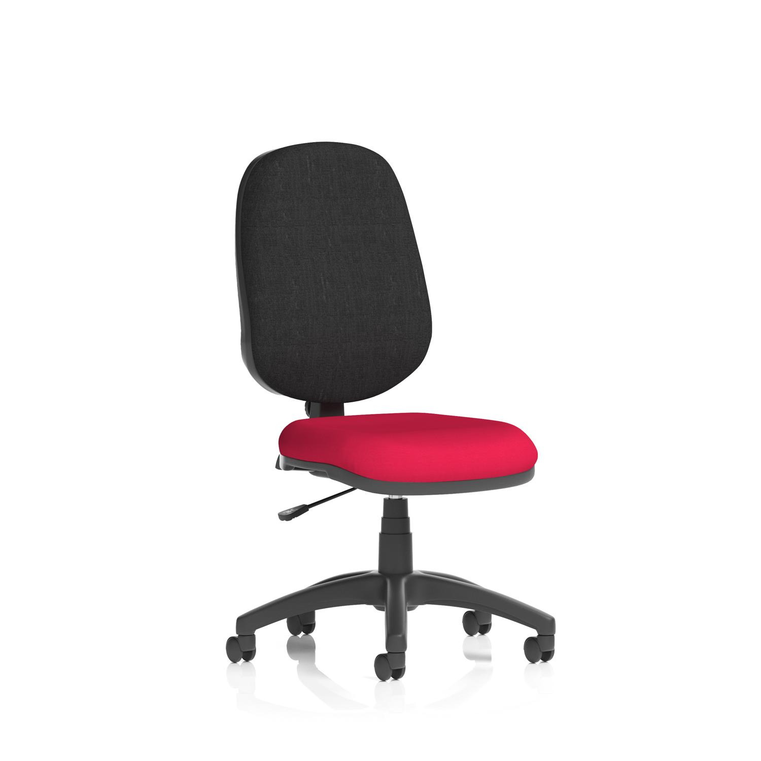 Eclipse Plus I Lever Task Operator Chair Bespoke Colour Seat Bergamot Cherry
