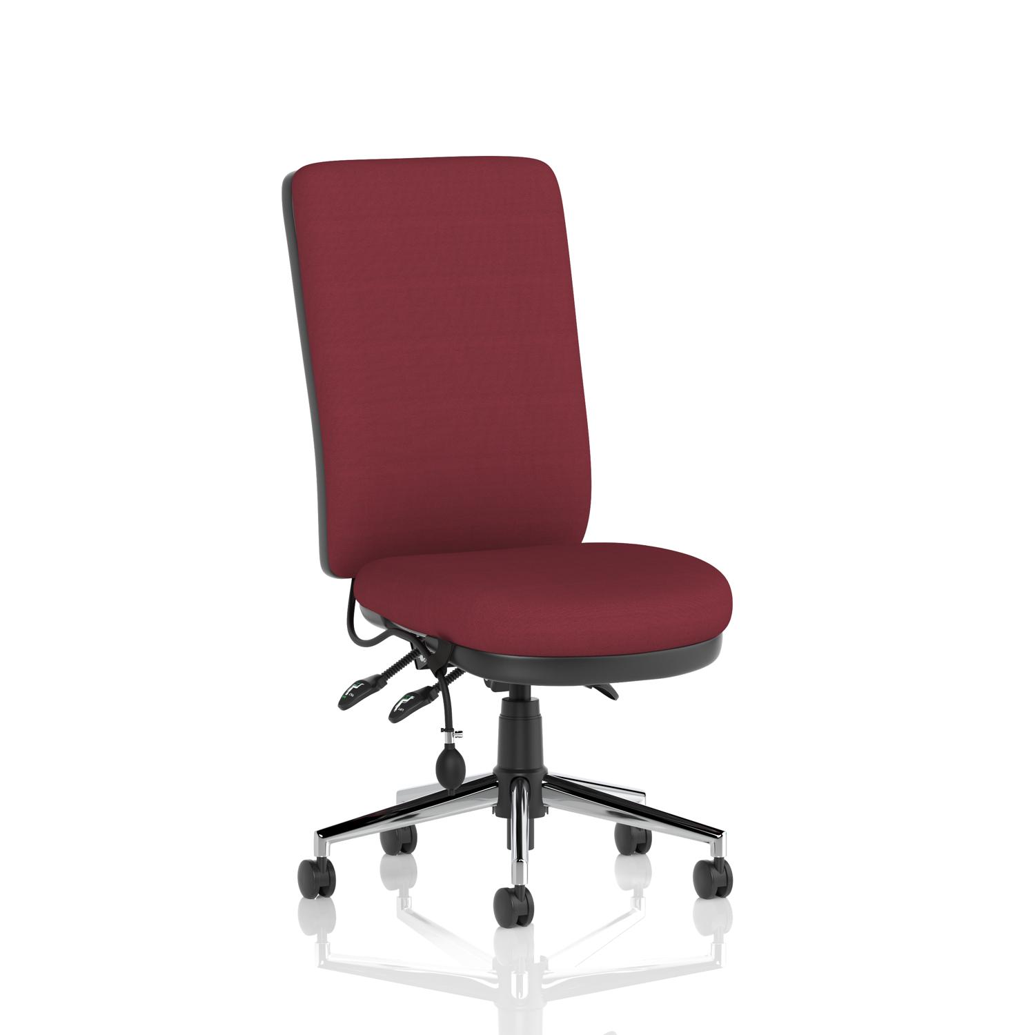 Chiro High Back Bespoke Colour Back And Seat Ginseng Chilli