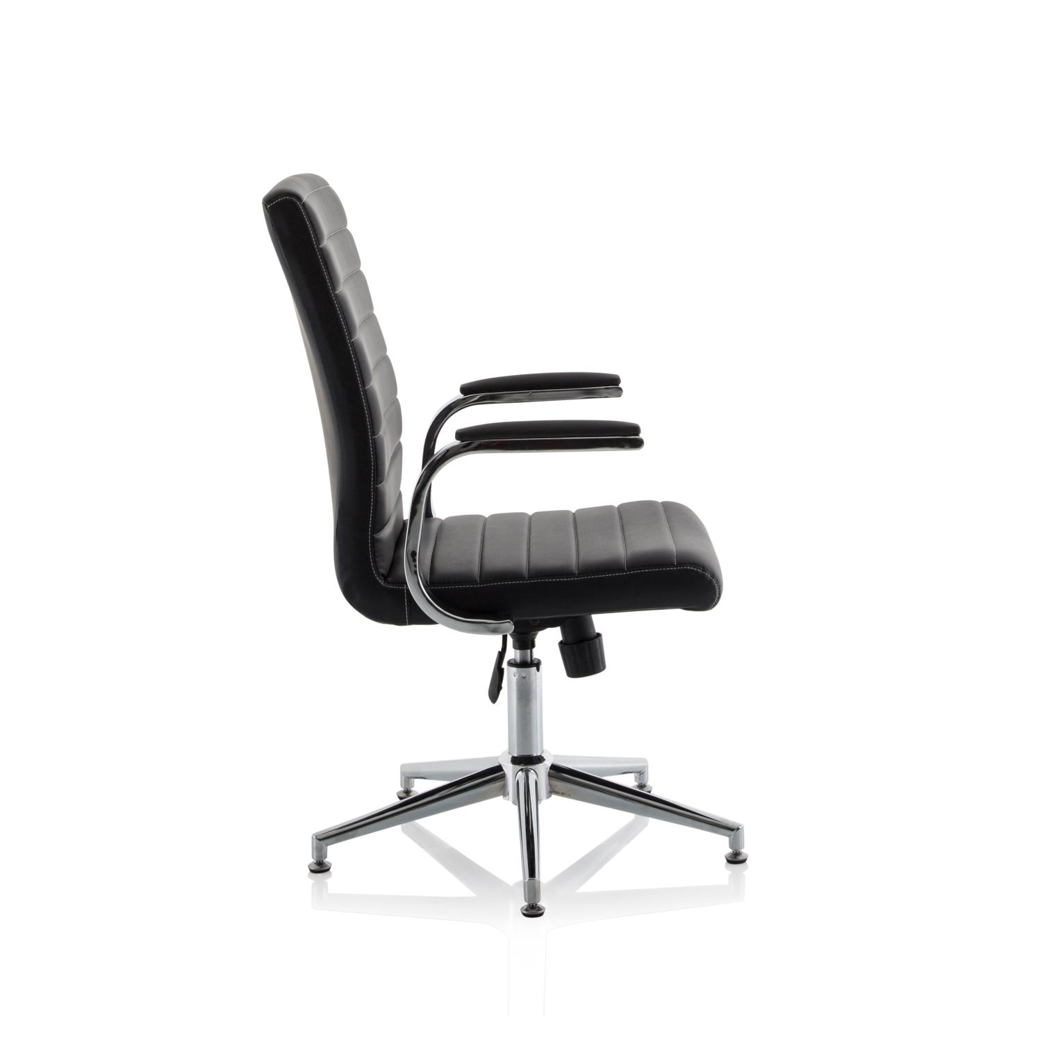 Ezra Executive With Glides Brown Leather