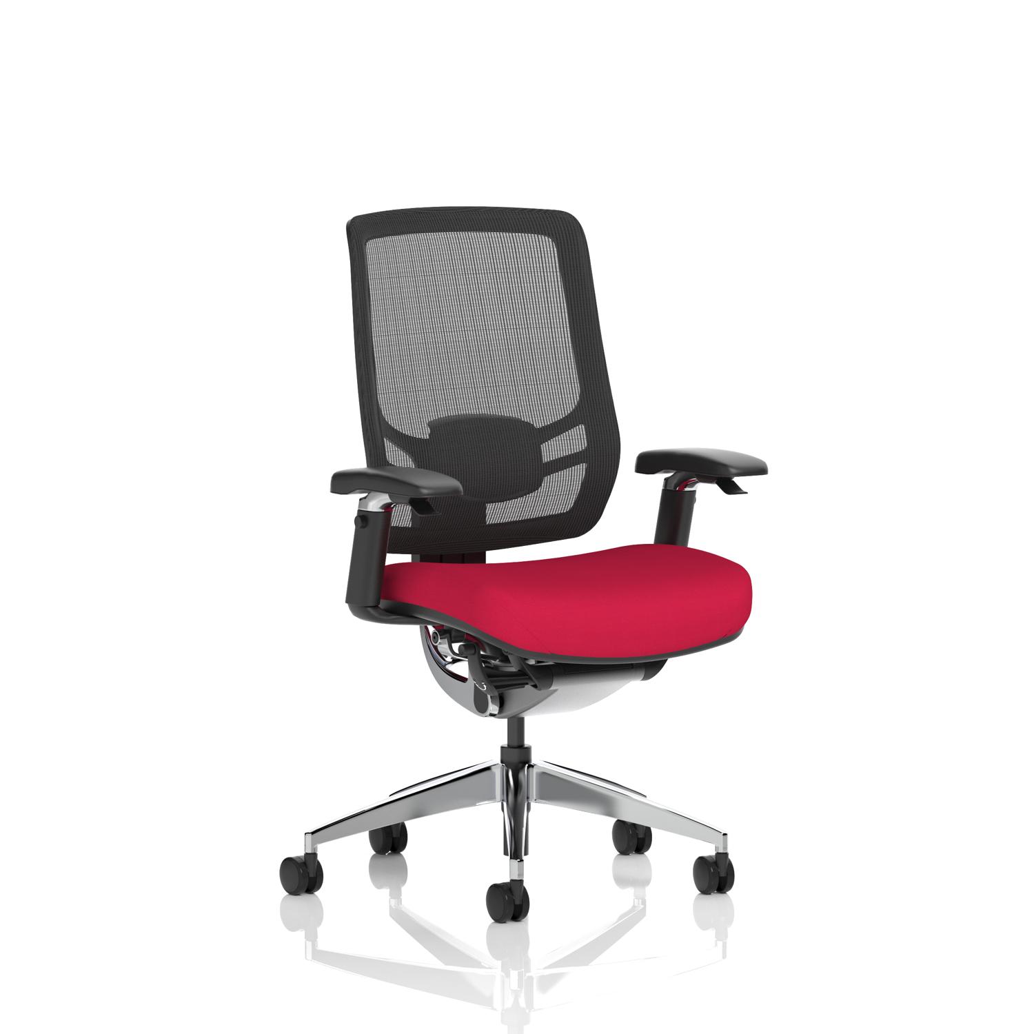 Ergo Click Mesh Back Bespoke Colour Seat Bergamot Cherry