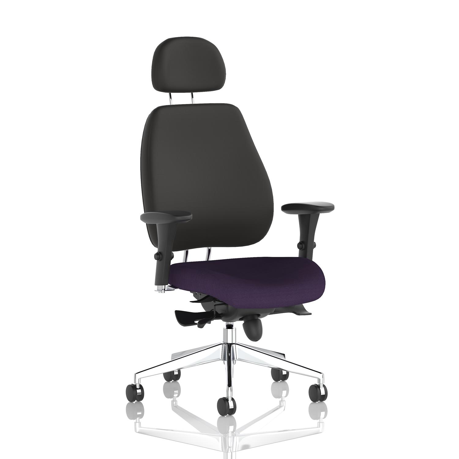 Chiro Plus With Headrest Bespoke Colour Seat Tansy Purple