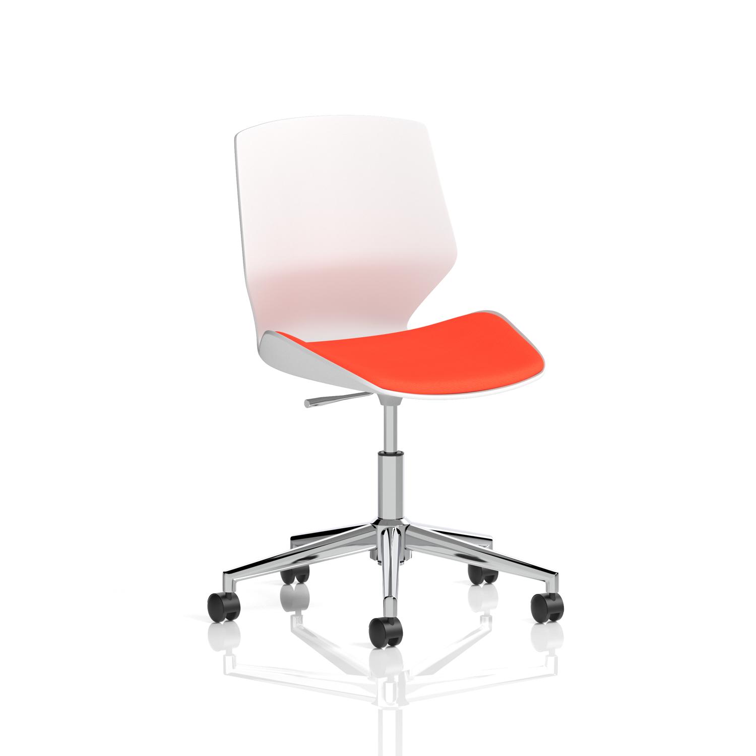 Florence 5 Star Task Operator Chair Bespoke Colour Tabasco Orange