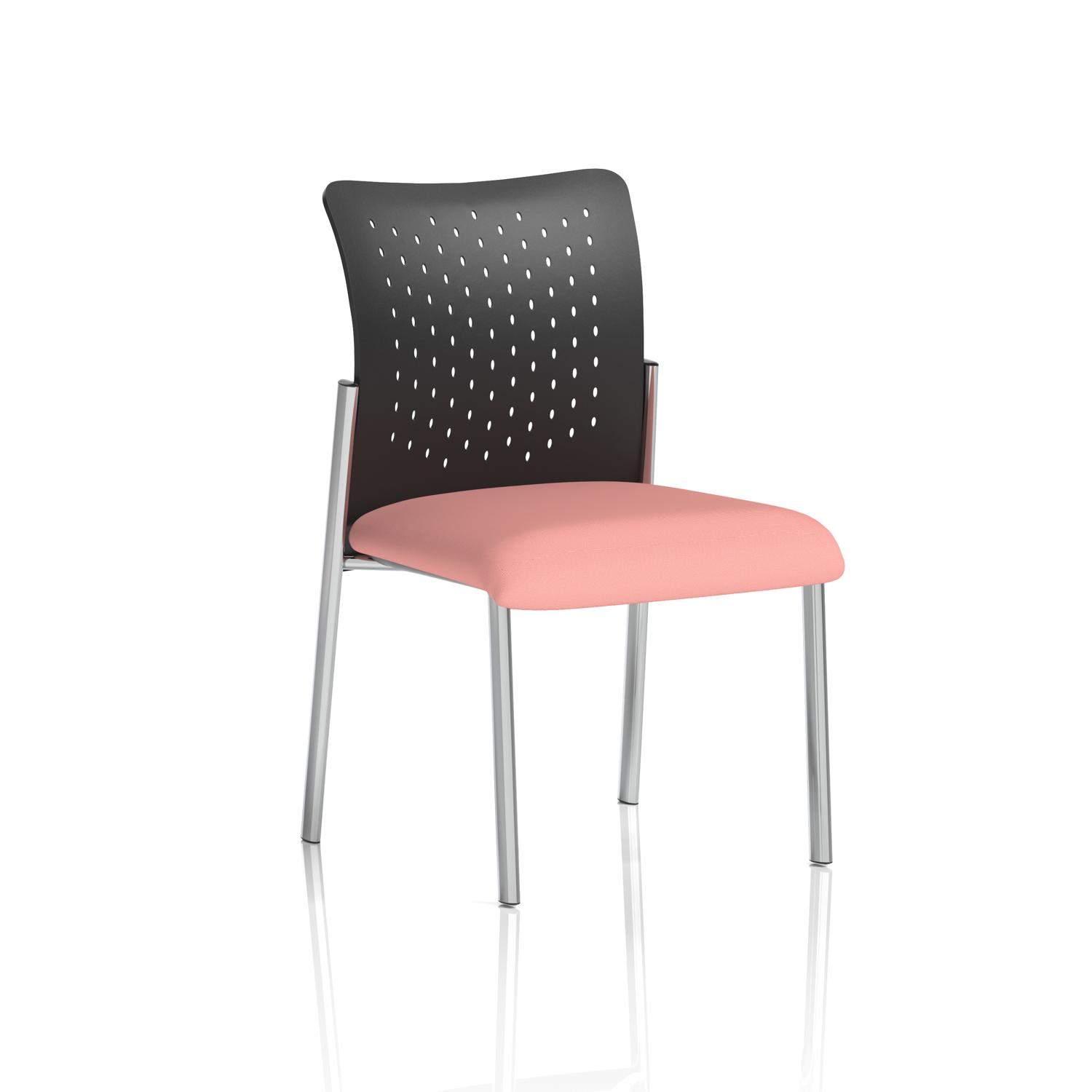 Academy Visitor Without Arms Nylon Back Bespoke Colour Seat Quest Shrimp