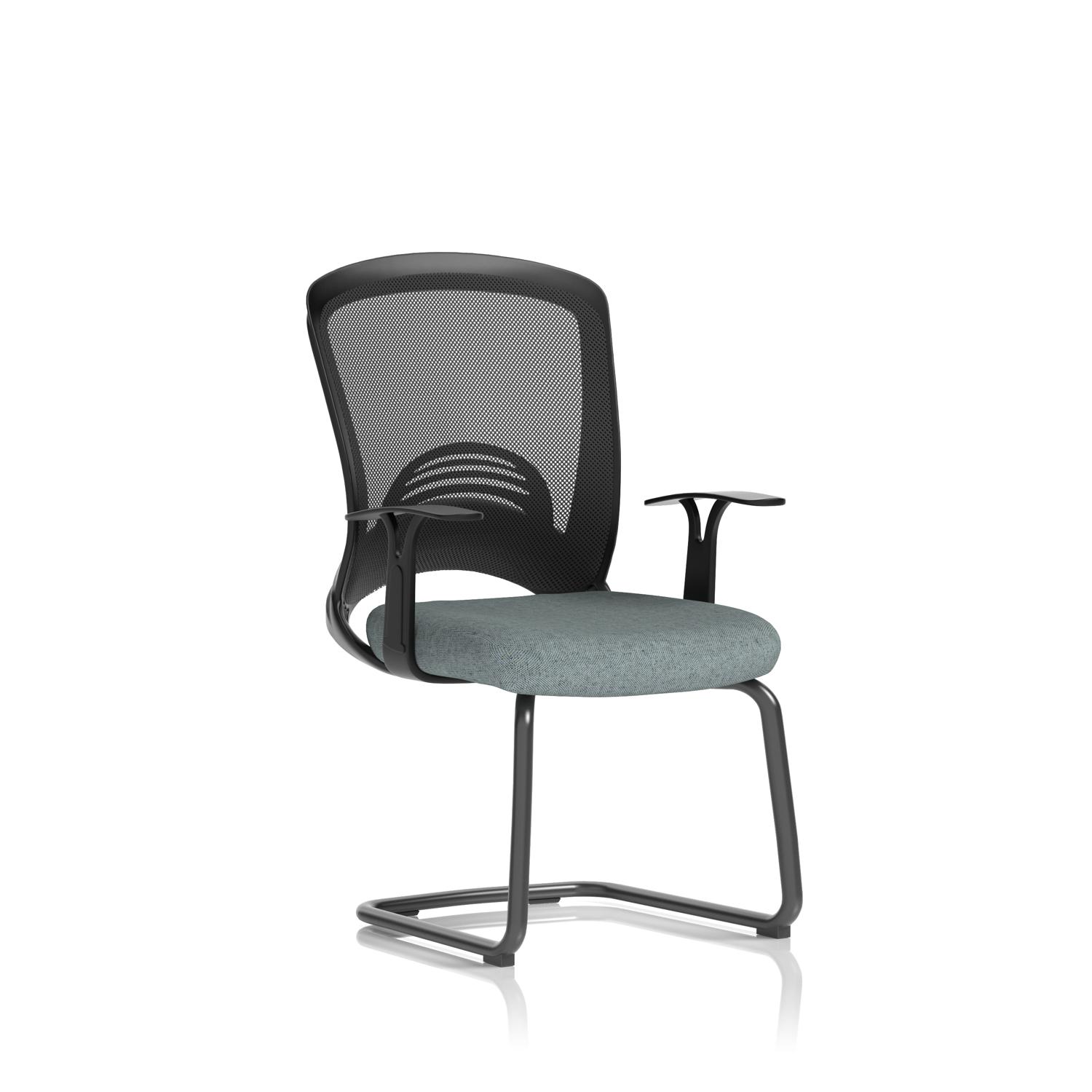 Astro Visitor Cantilever Leg Mesh Chair Bespoke Colour Seat Rivet Tensile