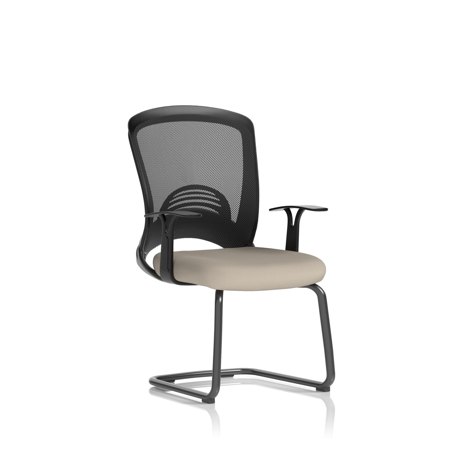 Astro Visitor Cantilever Leg Mesh Chair Bespoke Colour Seat Quest Salt