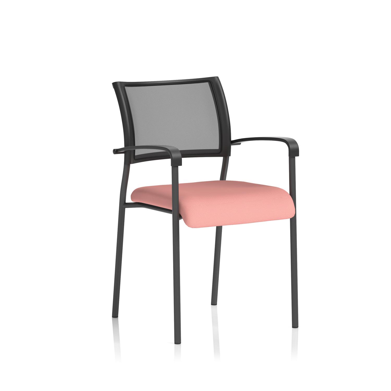 Brunswick Black Frame With Arms Bespoke Colour Seat Quest Shrimp