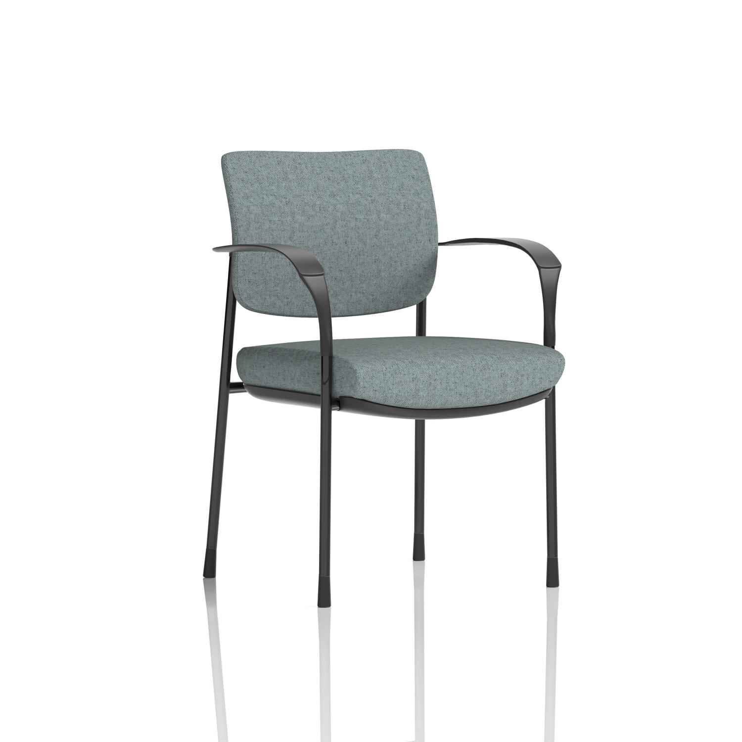 Brunswick Deluxe With Arms Black Frame Bespoke Colour Back And Seat Rivet Tensile