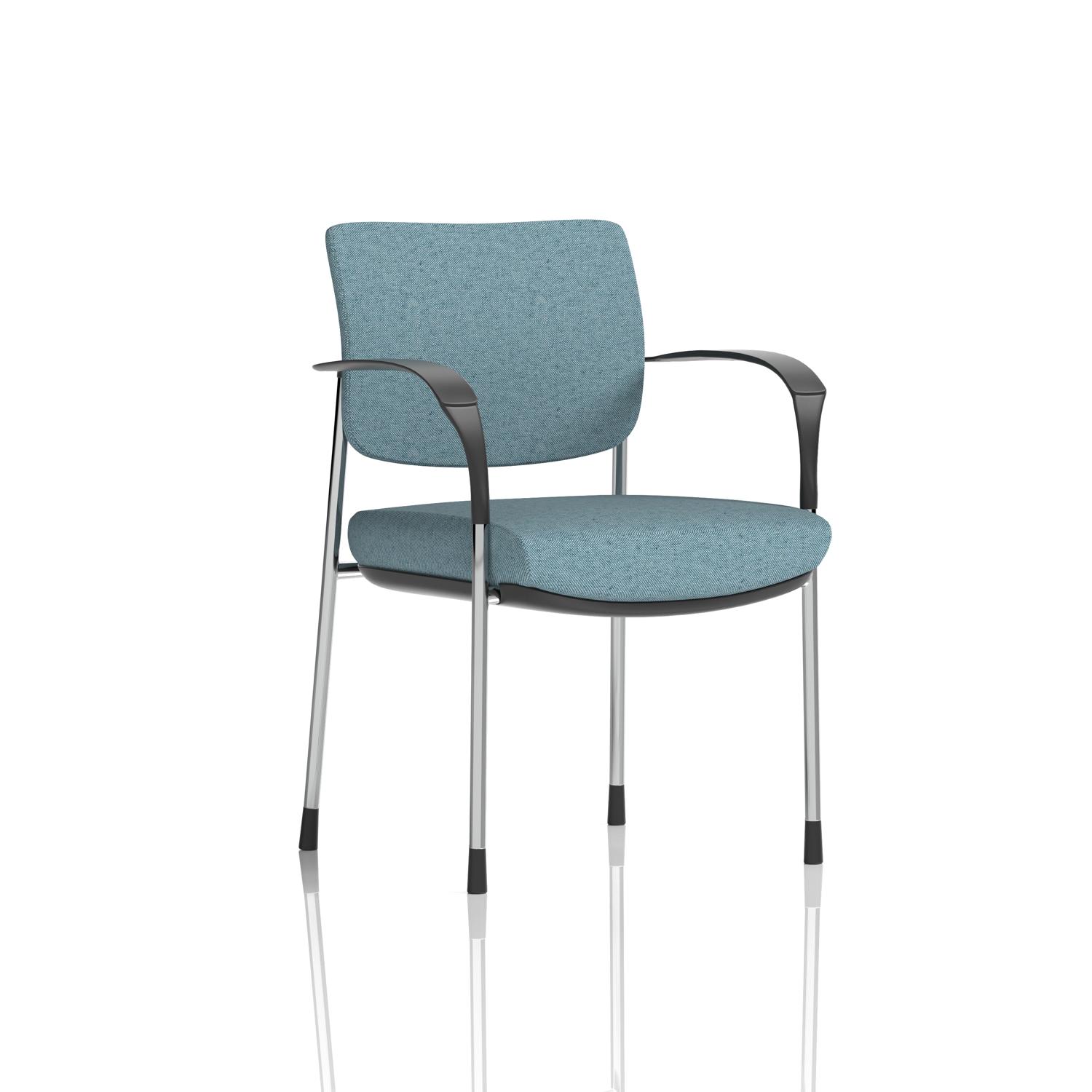 Brunswick Deluxe With Arms Chrome Frame Bespoke Colour Back And Seat Rivet Quench