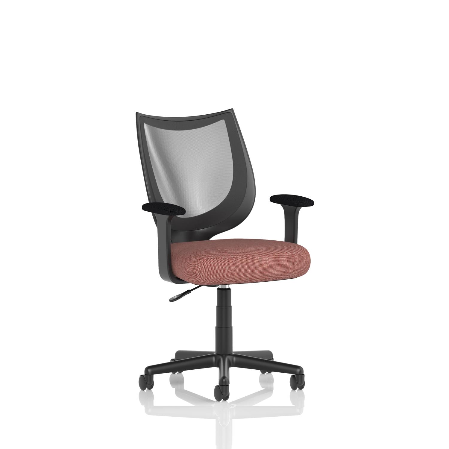 Camden Black Mesh Chair Bespoke Colour Seat Rivet Forge