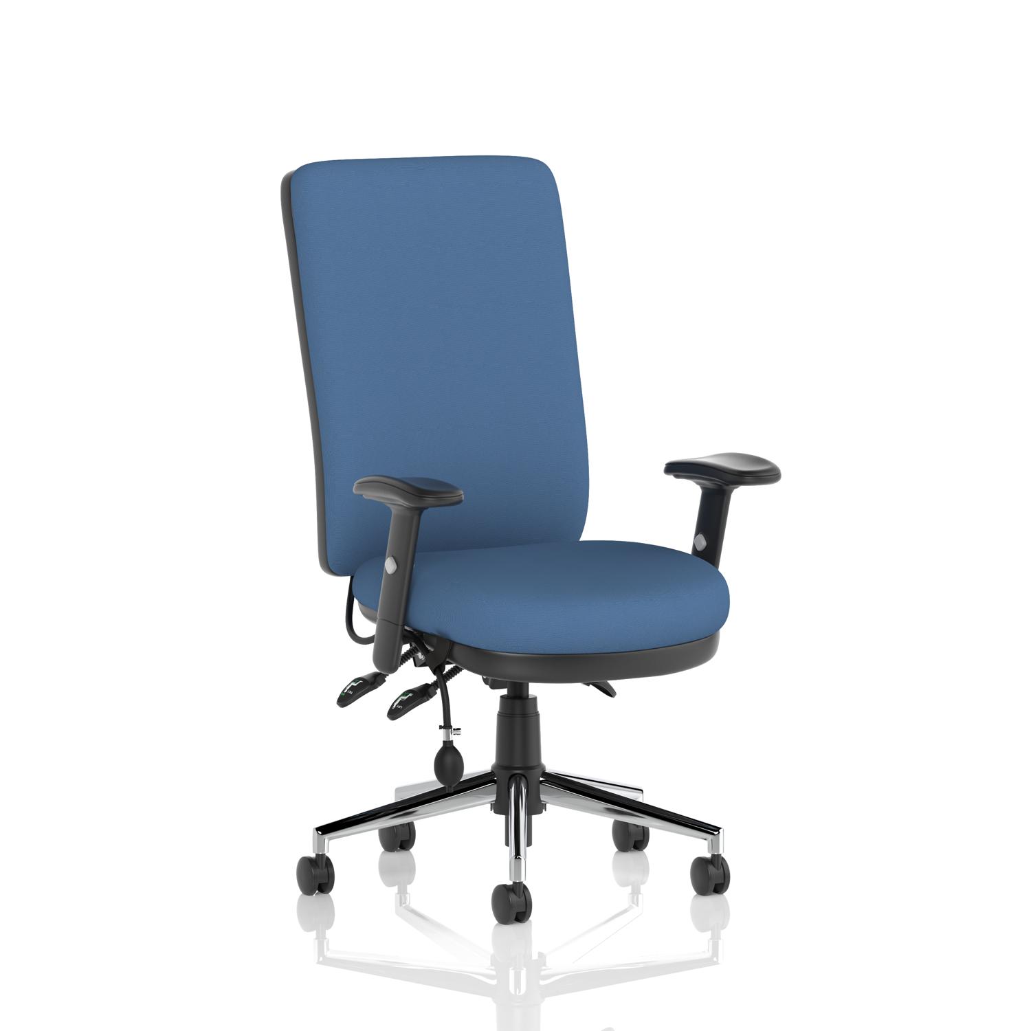 Chiro High Back With Height Adjustable Arms Bespoke Colour Back And Seat Quest Limpet