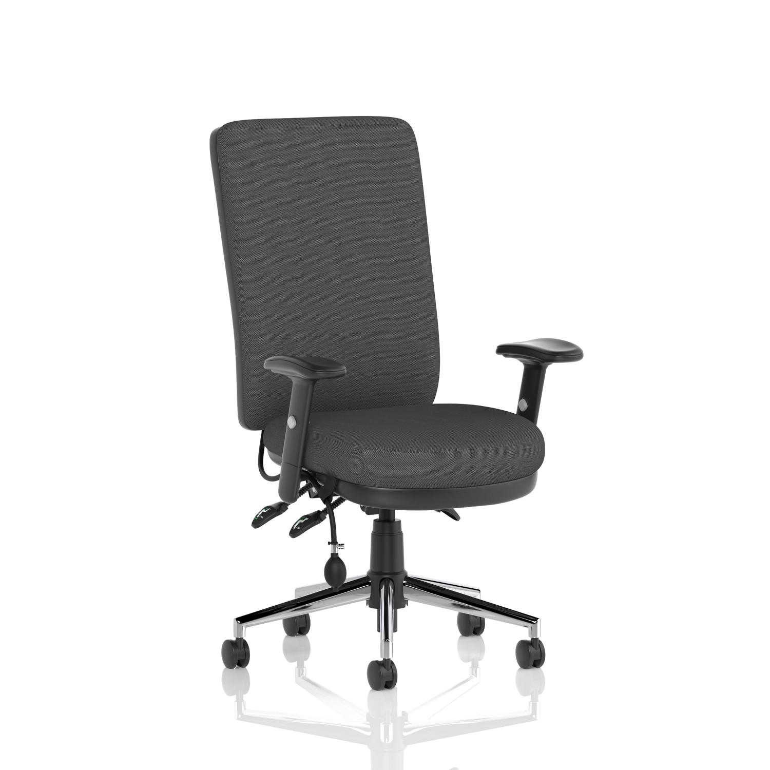 Chiro High Back With Height Adjustable Arms Bespoke Colour Back And Seat Quest Mussel Chiro High Back With Height Adjustable Arms Bespoke Colour Back And Seat Quest Mussel