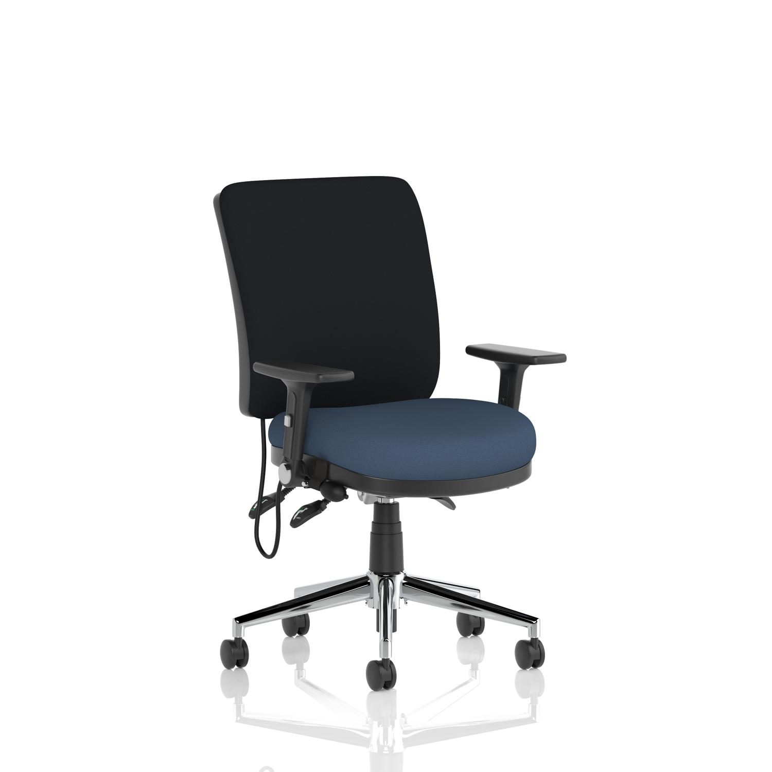 Chiro Medium Back With Height Adjustable And Folding Arms Bespoke Colour Seat Quest Whelk