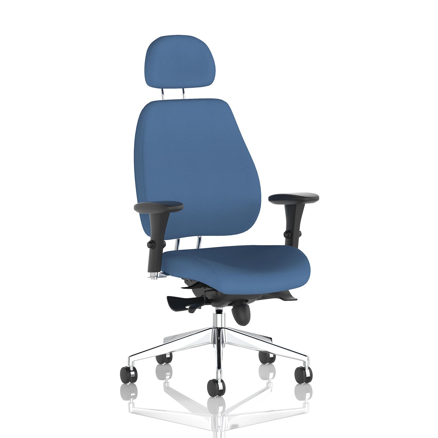 Chiro Plus With Headrest Bespoke Colour Back And Seat Quest Limpet