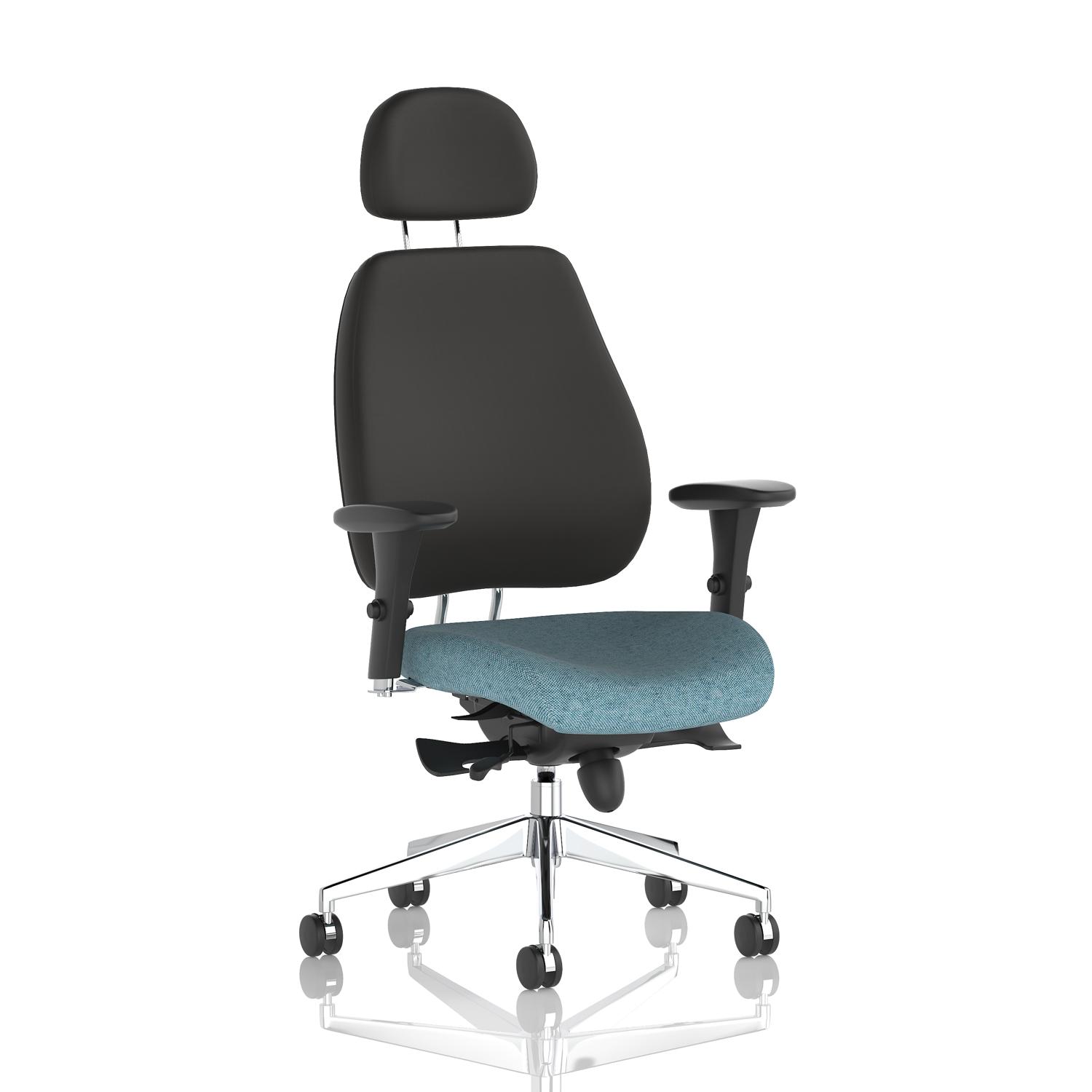 Chiro Plus With Headrest Bespoke Colour Seat Rivet Quench