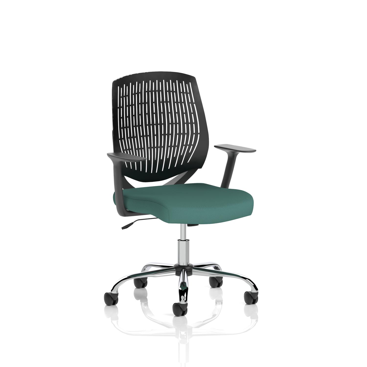 Dura With Arms Black Back Bespoke Colour Seat Quest Kelp