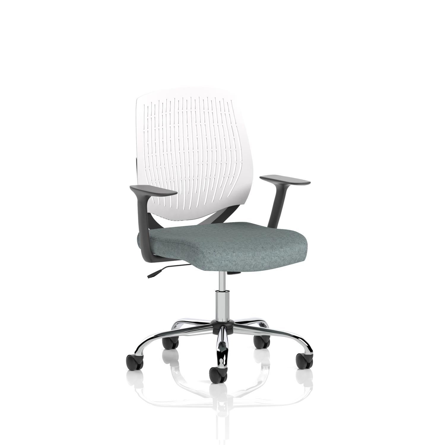 Dura With Arms White Back Bespoke Colour Seat Rivet Tensile