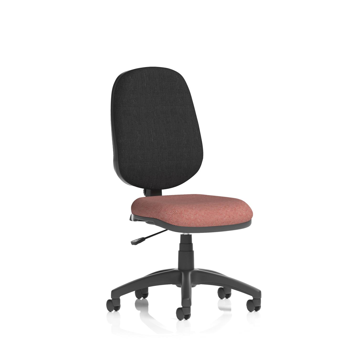 Eclipse Plus I Lever Task Operator Chair Bespoke Colour Seat Rivet Forge