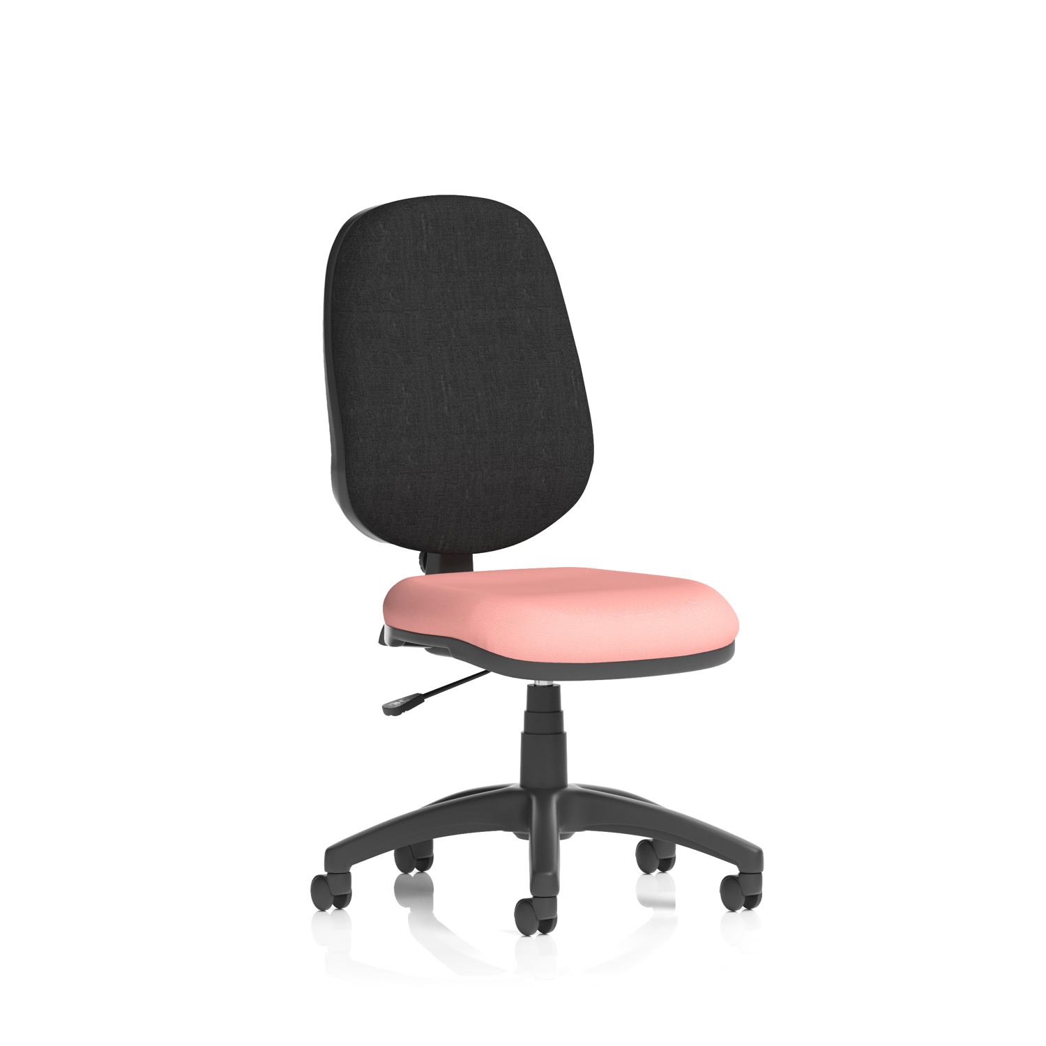 Eclipse Plus I Lever Task Operator Chair Bespoke Colour Seat Quest Shrimp