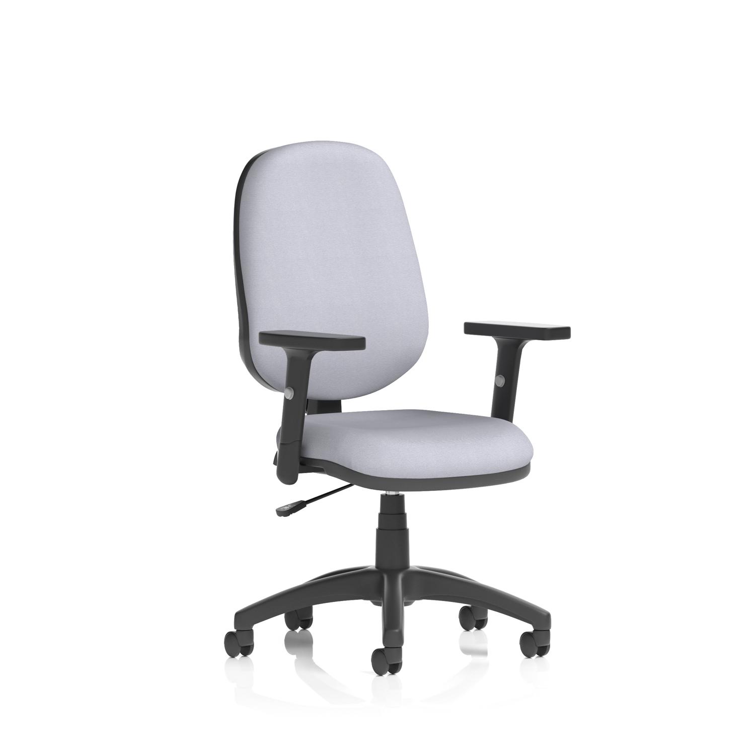 Eclipse Plus I Lever Task Operator Chair With Height Adjustable Arms Bespoke Colour Back And Seat Quest Shell