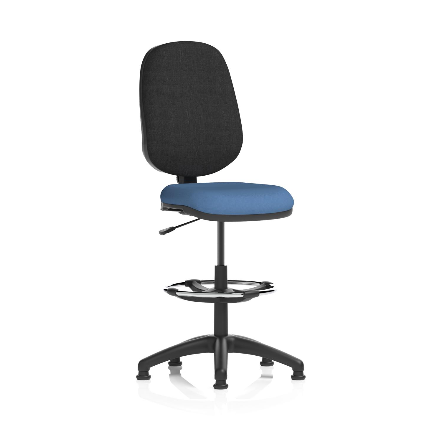 Eclipse Plus I Lever Task Operator Chair With High Rise Draughtsman Kit Bespoke Colour Seat Quest Limpet