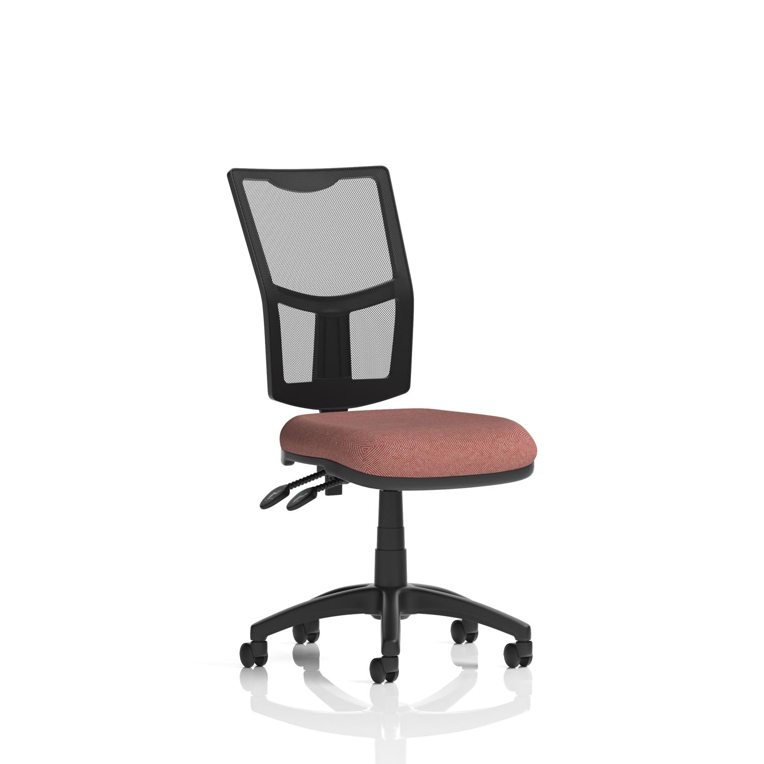 Eclipse Plus II Lever Task Operator Chair Mesh Back Bespoke Colour Seat Rivet Forge