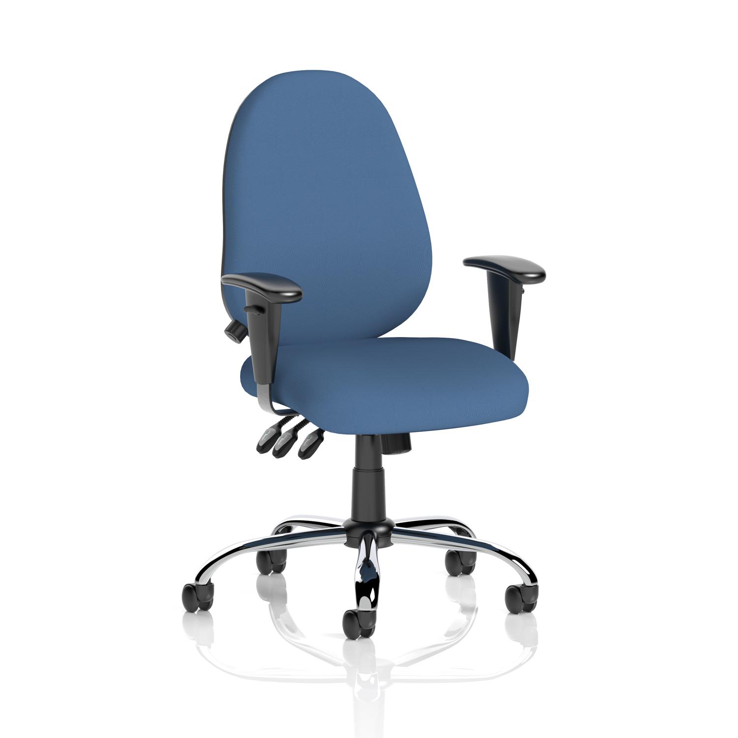 Lisbon Task Operator Chair Bespoke Colour Quest Limpet