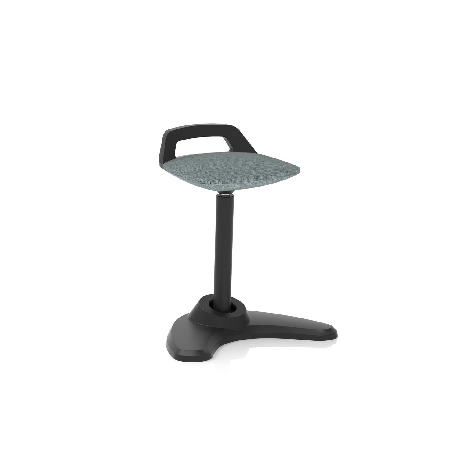 Spry Stool Black Frame Bespoke Colour Seat Rivet Tensile
