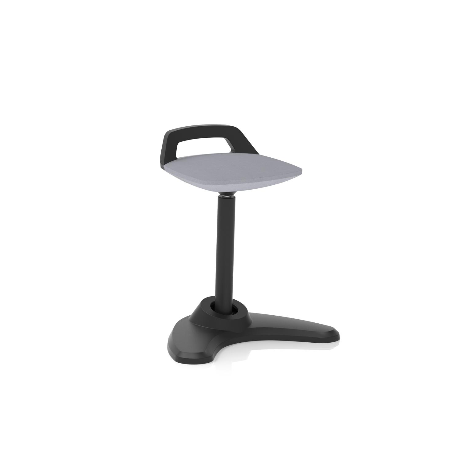 Spry Stool Black Frame Bespoke Colour Seat Quest Shell